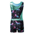 thumbnail image 6 of Alvivi Kids Girls Sleeveless Ballet Gymnastics Leotard Boyshorts Set 2 Pieces Practice Outfits, 6 of 7
