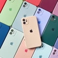 thumbnail image 2 of Straight edge fine hole liquid apple label case for IPhone 11 12 13 Pro Max X Xs Xr 7 8 Plus SE 2020, 2 of 4