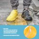 thumbnail image 3 of Fundas impermeables de silicona para zapatos, reutilizables, plegables, antideslizantes, con cremallera, protectores de zapatos, chanclos de lluvia para niños, hombres y mujeres (1 par) brillar necesidades diarias, 3 of 6