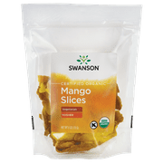 Swanson Certified Organic Mango Slices, Unsulfured 6 oz Package