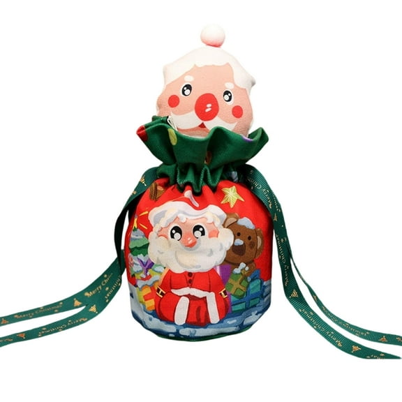 Cheapark Christmas Velvet Gift Bags - Festive Eve Gift Boxes with Plush Fabric, Durable Packaging for Holiday Presents & Home Decor Accents