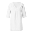 thumbnail image 3 of Túnica suelta informal de cuello largo para mujer 1XL Perfecl, 3 of 8