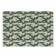 thumbnail image 1 of Jungle Cutting Board, Retro Style Island Nature Pattern with Leaves Bird of Paradise Flowers, Decorative Tempered Glass Cutting and Serving Board, Small Size, Army Green Coral Ivory, by Ambesonne, 1 of 1