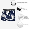 thumbnail image 3 of Hirioo Angry Shark for Men's Boxer Briefs Men Cotton Underwear Boxer Briefs Panties-X-Large, 3 of 5