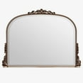 thumbnail image 4 of BEAUTYPEAK 36"x 27" Arched Vintage Decor Mirror Vanity Wall Mirror, Antique Silver, 4 of 5