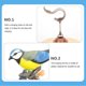 thumbnail image 3 of Electric Acoustic Interactive Bird Cage Toy Voice-activated Bird Cage Toy, 3 of 3