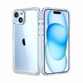 thumbnail image 1 of ccwmincc for iPhone 15 Case Clear, [Not Yellowing] [Military-Grade Drop Protection] Clear Slim Phone Cases for Apple iPhone 15 with Shockproof Bumper 2023, 1 of 1
