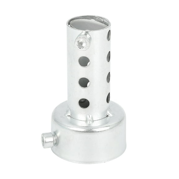Unique Bargains 45mm Universal Motorbike Exhaust Pipe Baffle Muffler Baffle Noise Silver Tone