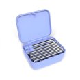 thumbnail image 3 of CAROOTU Pocket-Sized Reusable Cutlery Set For On-The-Go Collapsible Detachable Stainless Steel Fork Spoon Straw Brush Kit, 3 of 7