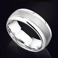 thumbnail image 2 of GY 8mm Titanium Steel Ring for Men Wedding Band Man Ring, 2 of 6