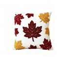 thumbnail image 2 of Thanksgiving Harvest Throw Pillow,Fall Sofa Decor Removable Polyester Cushion Cover with Pumpkin Maple Corn Seasonal Print,Soft Breathable Decorative Pillow for Bedroom Dining Chair, 2 of 8