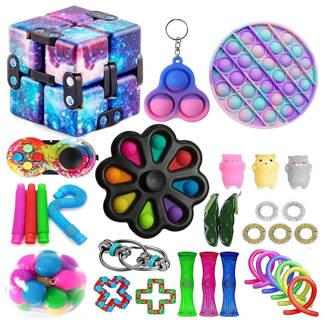 Juguete sensorial Push Bubble Fidget para aliviar el estrés del autismo