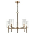 thumbnail image 3 of Millennium Lighting  Chastine Chandelier Light Fixture Modern Gold 5 5 Light Matte Gold, 3 of 5