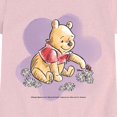 thumbnail image 3 of Winnie the Pooh - Ladybug Flowers - Youth Girls Fitted Short Sleeve T-Shirt, 3 of 5
