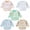 5 Pcs Set C, variant on Haimoburg Baby Bibs Long Sleeve Waterproof 5 Pack for 5-30 Months
