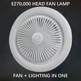 thumbnail image 4 of SSZMDLB under $5 Ceiling Fan Light, Ceiling Fan Light, Remote Control Fan Light, Dimmable Fan with Light, Silent Bedroom Fan, Energy Saving Fan Light, for Bedroom, Living Room, Kitchen, Office, Home, 4 of 9