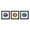 Black Framed Version, variant on Gallery Pops® Nintendo The Super Mario Galaxy Movie (2026) - Ring (3-Pack), Black Framed Version, 12" x 12"