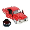 thumbnail image 3 of 1:36 Modelo de coche de simulación de aleación para niños, sonido clásico, luz, coche de juguete para niños con retroceso (rojo), 3 of 14