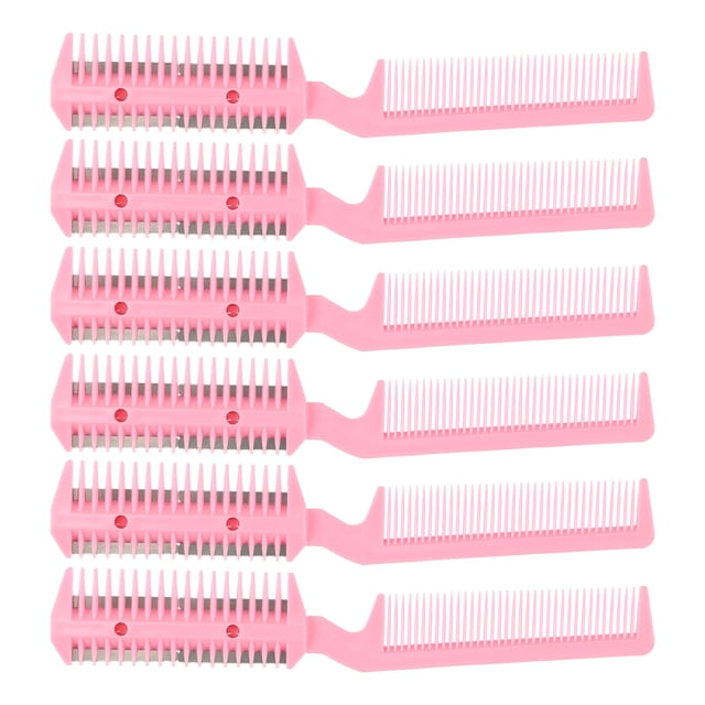 Peine de Afeitar de Doble Filo Unique Bargains 6 Piezas Rosa