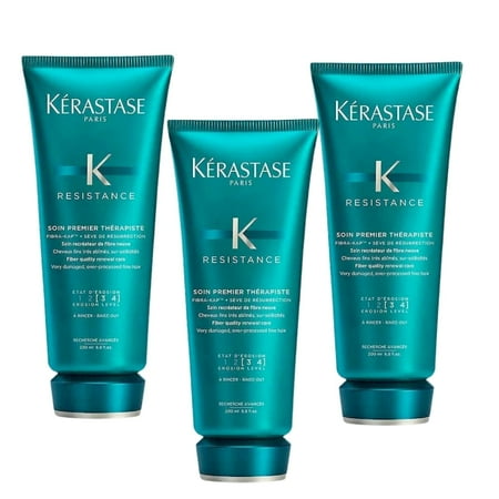 Kerastase Resistance Therapist Bain Thérapiste Repair for Very Damaged and Over-processed Hair 250 ml 3 Pack