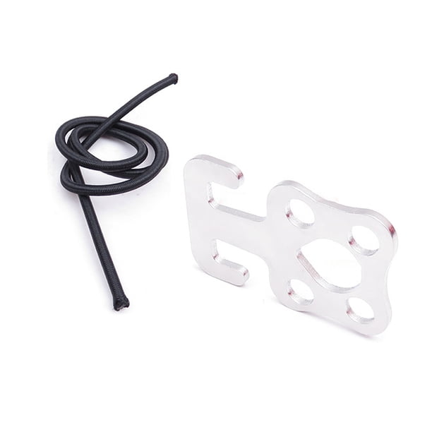 Soidarity Hebilla de gancho de buceo con cuerda elástica, anillo en D de acero inoxidable, retenedor de cinturón, piezas de equipo de esnórquel, equipo Deportes acuáticos Soidarity OD024375-00