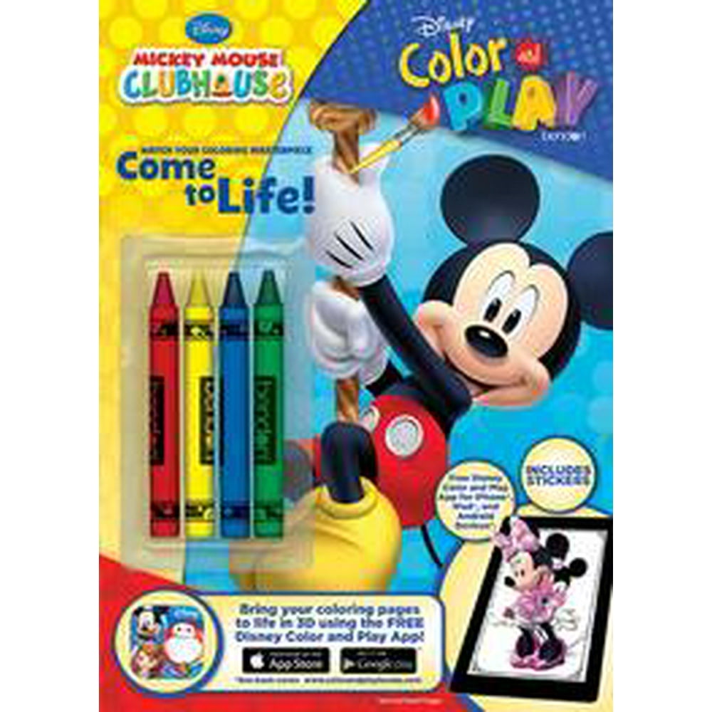 Mickey Mouse Clubhouse Color & Play Activity Book