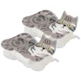 thumbnail image 2 of Pinces à Cheveux pour Chat 2 Pcs Forme d'Animal Multicolore pour Femmes et Filles Accessoires Cheveux 2.63x1.38x1.34 Po, 2 of 9