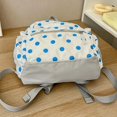 thumbnail image 5 of Polka Dot Nylon Daypack, Multi Pocket Casual Backpack, Ultra Lightweight Large Capacity Bookbag for Daily Commute Campus Travel, 5 of 8