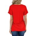 thumbnail image 2 of T-shirt à Manches Courtes et Col Rond pour Femmes, 2 of 3