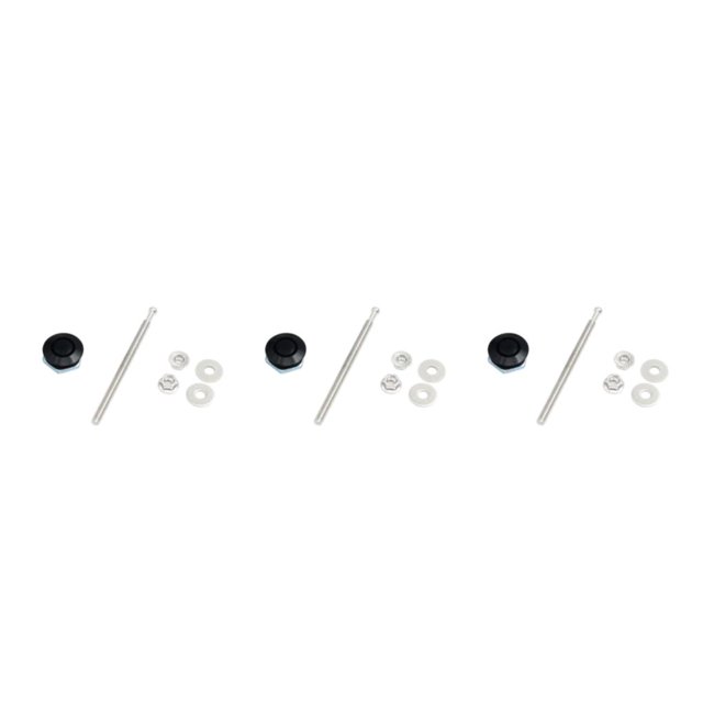 Transemion Car Modification Lightweight And Stylish Hood Lock Multiple Options Available black DP17-25 3Set