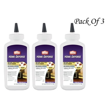 Ortho Home Defense Bed Bug, Flea & Tick Killer Powder, 12 oz (Pack Of 3)