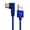 Blue, variant on LBECLEY 10Ft Type C Cable Fast Charging Usb C Cable Right Angle 90° Elbow Nylon Braided Usb A To C 66W Fast Charging Cable Type C Light Up Charging Cable Fast Charge Blue One Size
