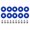 Blue, variant on M6 Stainless Steel Gasket Bolt Frame Decoration Screw Kit for Bumper Plate, Silver Finish (10pcs Silver / 2.3 oz)