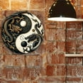 thumbnail image 6 of HELLOYOUNG  Yin Yang Chinese Dragon Metal Sign Black White Oriental Wall Art Decor for Home Office, 6 of 6