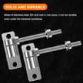 thumbnail image 2 of SUTENGDA 2Pcs Gate Hinges 304 Stainless Steel Fence Hinge Heavy Duty J Bolt Gate Hinge Multipurpose J Bolt Post Hinge Easy Installation for Farm Gates Door Wall and Panel Farm Gate Garden, 2 of 10