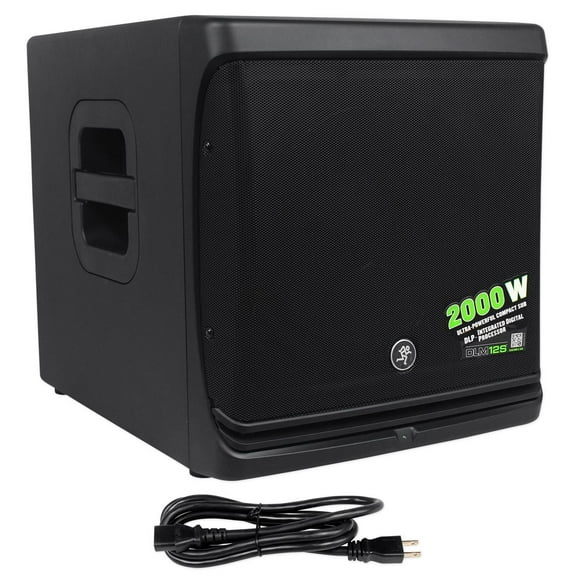 Mackie DLM12S 2000 Watt 12" Powered Subwoofer Sub For Church Sound Systems