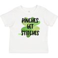 thumbnail image 3 of Inktastic St. Patrick's Day Pinches Get Stitches Shamrocks Boys or Girls Baby T-Shirt, 3 of 5