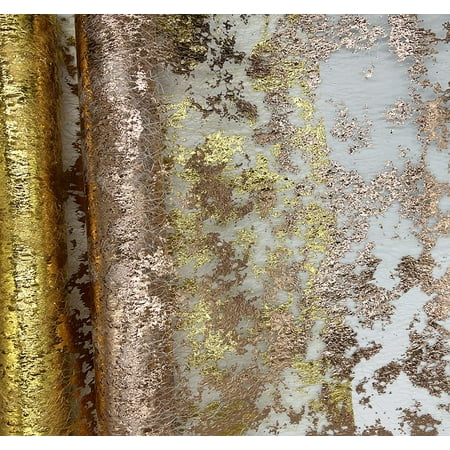 

11 x 354 inches Rose Gold Sequin Glitter Table Runner Sparkle Metallic Rose Gold Thin Mesh Table Decorations for Party Wedding Birthday Party Christmas C48