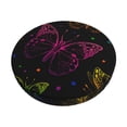 thumbnail image 6 of Uemuo Butterfly Pattern Round Bar Stool Seat Covers Washable Stool Cushion Slipcover Elastic Bar Chair Covers-, 6 of 7