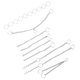 thumbnail image 1 of Accesorio para trenzas de pelo, anillos para trenzas de pelo Accesorio para el pelo estilo punk Anillos para trenzas de pelo Diseño de vanguardia, 1 of 14