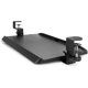 thumbnail image 1 of Kantek Clamp On Under Desk Ergonomic Computer Keyboard Tray Holder, Adjustable Tray Slides Out With Tilt Control, Easy Mounting, 20" X 11.5", Black, 1 of 5