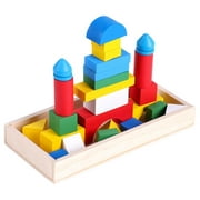 26 Pieces Building Blocks Set Stackable Castle Party Game Colorful for Gifts