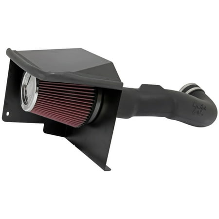 Gmc Yukon Suv - K&N Performance Air Intake Kit 57-3070 with Lifetime Red Oiled Filter for Chevrolet Silverado Suburban Tahoe GMC Yukon Denali Avalanche GM Truck and SUV