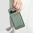 thumbnail image 5 of Back Case Compatible with Google Pixel 9 Pro XL, Stylish Carbon Fiber Magsafe Detachable Card Slot Shockproof Drop Protective Ultra Slim Phone Case Cover for Google Pixel 9 Pro XL, Green, 5 of 11
