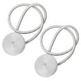 thumbnail image 5 of 2 Pack Magnetic Curtain Buckles Strong Magnet No Holes Curtain Tiebacks Polyester Round Design Holdbacks for Living Room Bedroom, 5 of 8