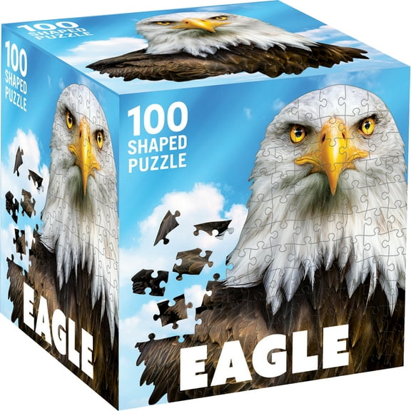 MasterPieces 100 Piece Jigsaw Puzzle - Eagle - 11.35"x11.48"