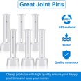 thumbnail image 5 of Plastic Pool Joint Pins 12 Packs Replacement Household Swimming Pool Accessories for Intex Round Metal Frame 5.5cm 12 sets, 5 of 5