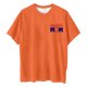 thumbnail image 3 of Camiseta de Cuello Redondo Impresa Delantera Y Trasera de Béisbol de las Mujeres de Verano, Camisetas Cortas Casuales Ligeras para las Mujeres, 3 of 5