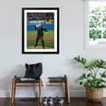 thumbnail image 3 of Art.com President George W. Bush Throws the Ceremonial First Pitch at Yankee Stadium Photo, Black Frame Wall Art, 32" x 40", 3 of 5