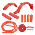 thumbnail image 4 of Scooter Accessories Set, Splashproof Silicone Grip Handbrake Silicone Cover Scooter Replacement Accessories  For Replacement Red, 4 of 8